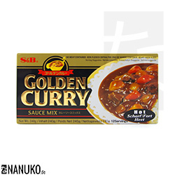 S&B Golden Curry hot 240g (japanischer Curry)
