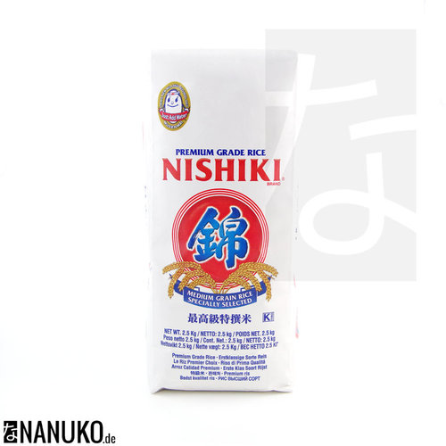 Musenmai Nishiki Reis 2,5kg (Medium Grain Sushirice)