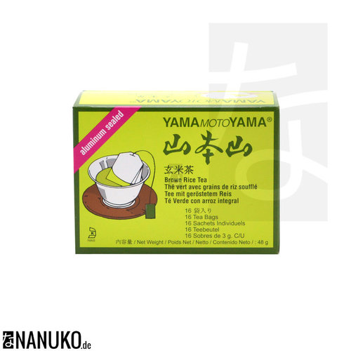 YamaMotoYama Genmaicha in Teabags 48g (Greentea)