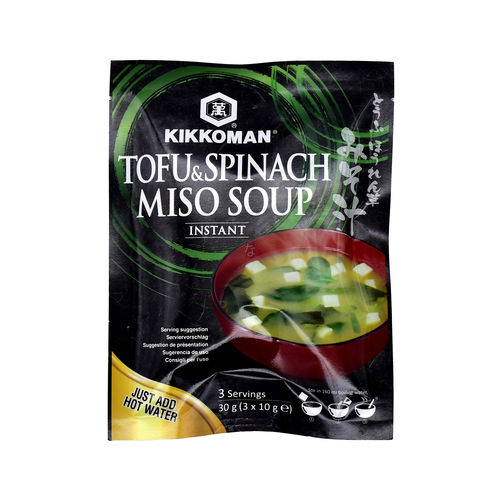 Kikkoman Instant Tofu&Spinach Miso Soup 30g