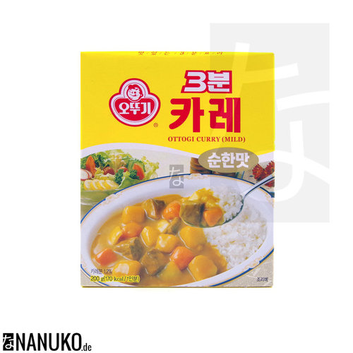 Ottogi 3 minutes Instant Currydish mild 200g (korean curry)