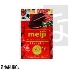 Meiji Rich Strawberry Biscuits 96g