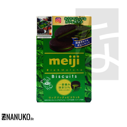 Meiji Rich Matcha Biscuits 96g