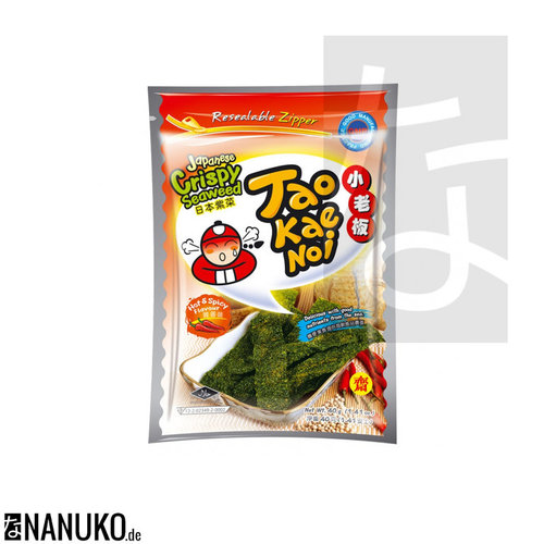 Taokaenoi Crispy Seaweed Snack Hot & Spicy 32g