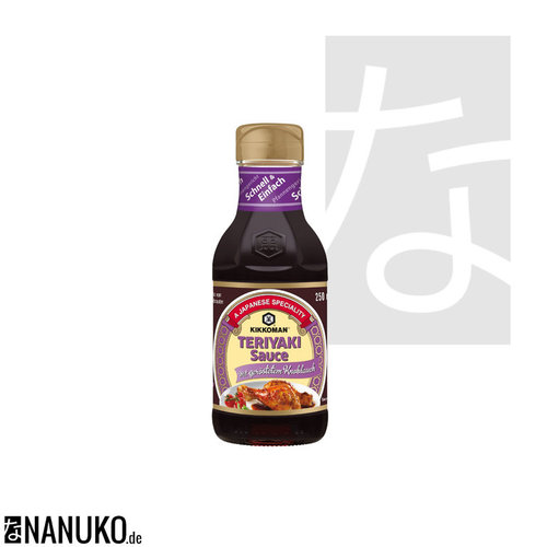 Kikkoman Teriyaki Sauce mit geröstetem Knoblauch 250ml