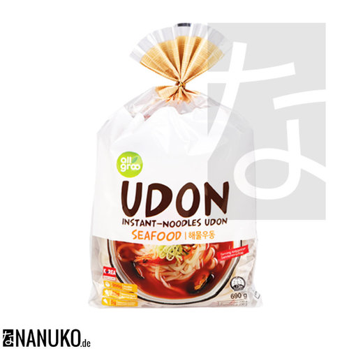 All Groo Instant Udon Noodle Seafood 690g