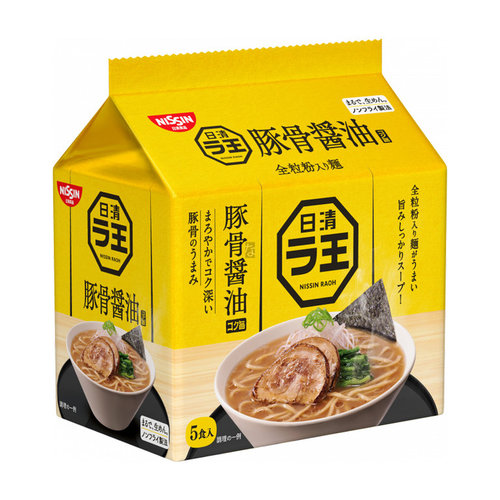 Nissin Raoh Tonkotsu Shoyu Noodle 500g