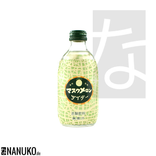 Tomomasu Muskmelon Cider 300ml (japanese carbonated softdrink)