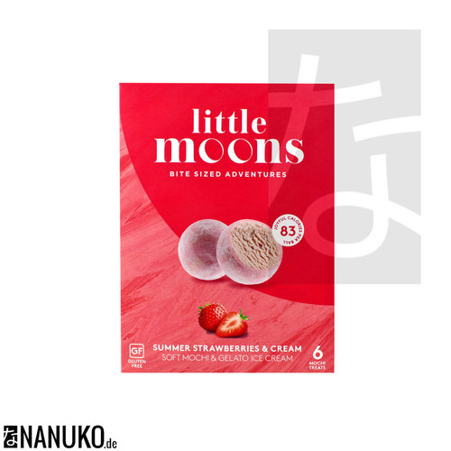 Little Moon Erdbeer Sahne Mochi Eis