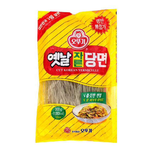 Ottogi Jabchae Glass Noodle Cut 300g (korean glass noodle)