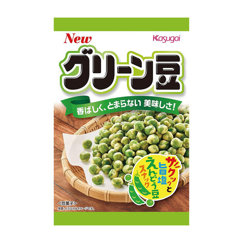 Kasugai Wasabi Green Mame (japanische Cracker)