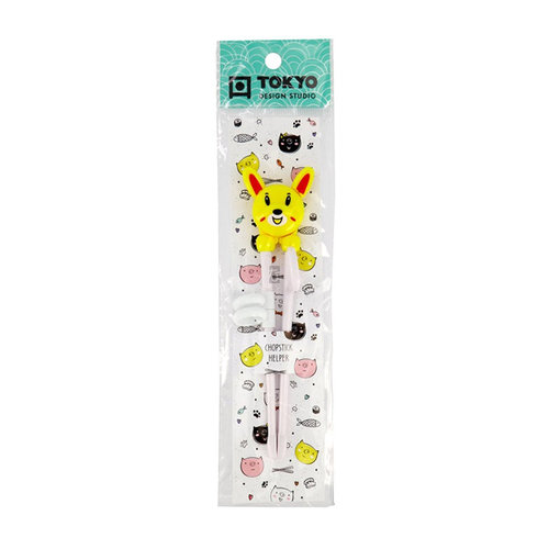 TDS Chopsticks for Children Yellow Rabbit 18cm