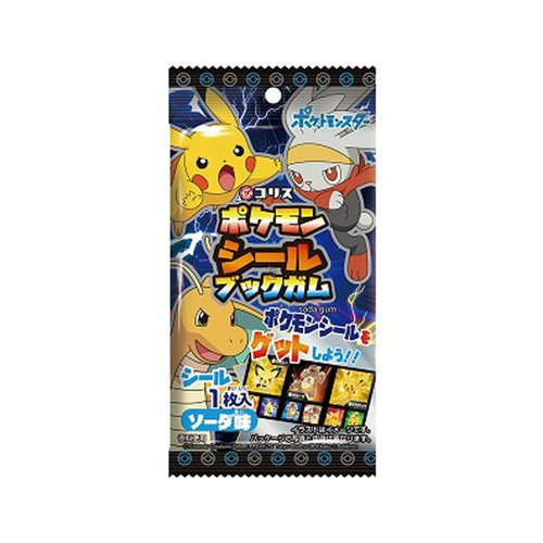 Coris Pokemon Sticker with Chewing Gum