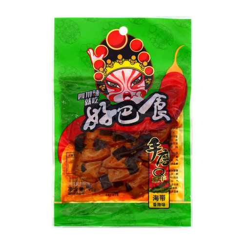 Hao Ba Shi Dried Bean Curd Spicy Seaweed 95g