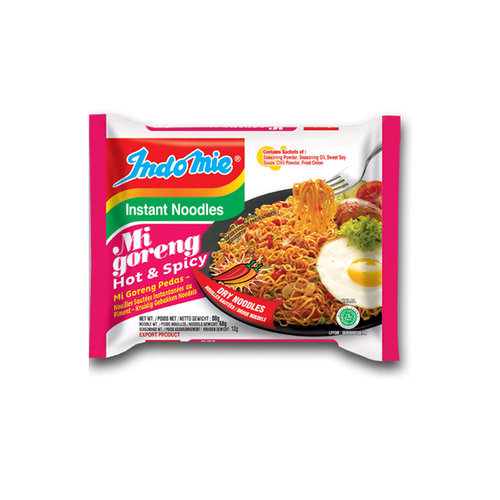 Indomie Instant Noodle Mi Goreng Hot & Spicy 80g halal
