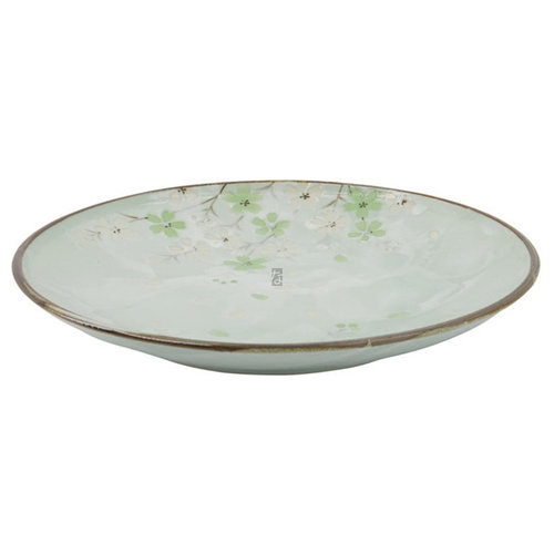 Green Cosmos Round Plate 25,5cm