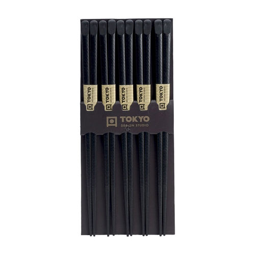 TDS Chopsticks Set Polymer Glassfibre Tensoge black (5 pairs)