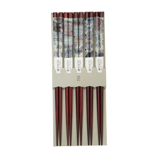 TDS Chopsticks Set Japan Painting (5 pairs)