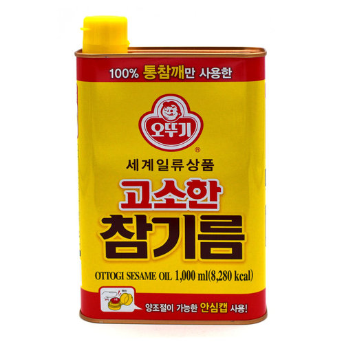Ottogi Sesamöl 1000ml (koreanisches Sesamöl)