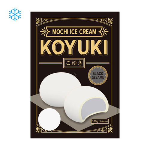 Koyuki Mochi Eis Schwarzer Sesam 180g