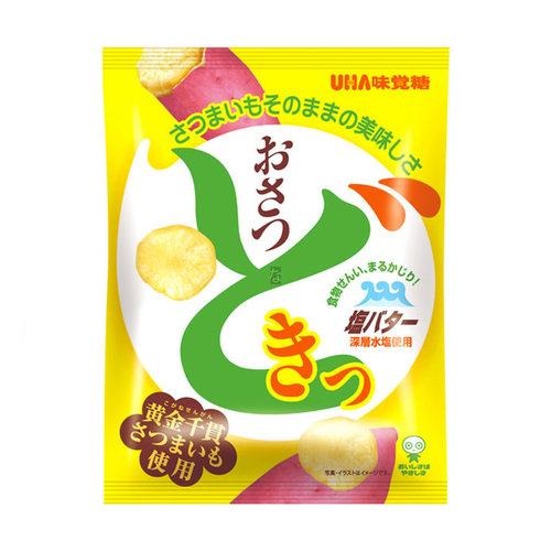 UHA Osatsu Doki Sweet Potato Chips Salty Butter 65g