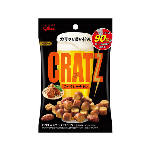 Glico Cratz Snack Spicy Chicken 42g
