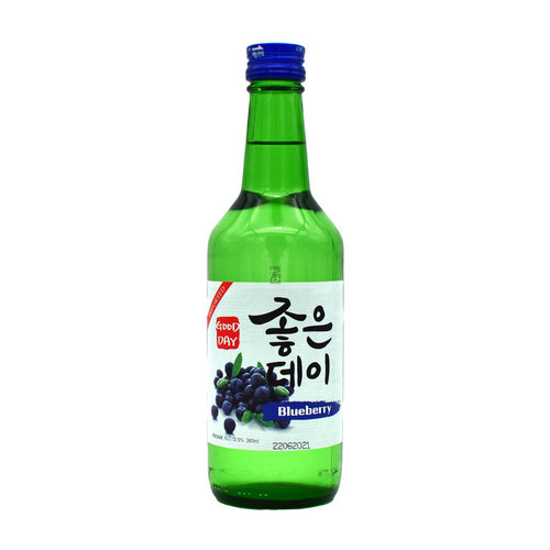 Good Day Soju Blueberry 360ml (korean Ricewine)