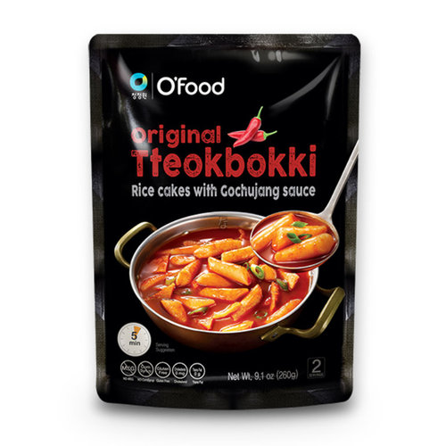 CJO O'Food Tteokbokki mit Original Gochujang Sauce 260g