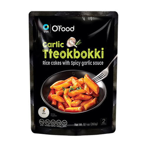 CJO O'Food Tteokbokki mit Knoblauch Sauce 260g