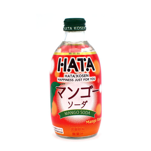 Hata Kosen Mango Soda 300ml (japanese carbonated softdrink)