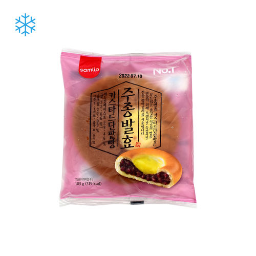 Samlip koreanisches Gebäck mit Rotebohnen- und Vanillecremefüllung 105g