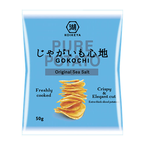 Koikeya Pure Potato Chips Original Sea Salt 50g