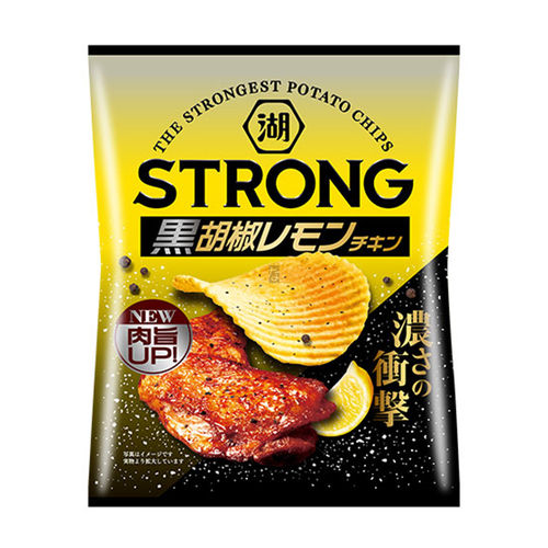 Koikeya Strong Black Pepper Lemon Chicken Kartoffelchips 56g
