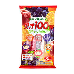Ribon 100% Frucht Jelly Sticks gemischt 130g MHD 30.09.22