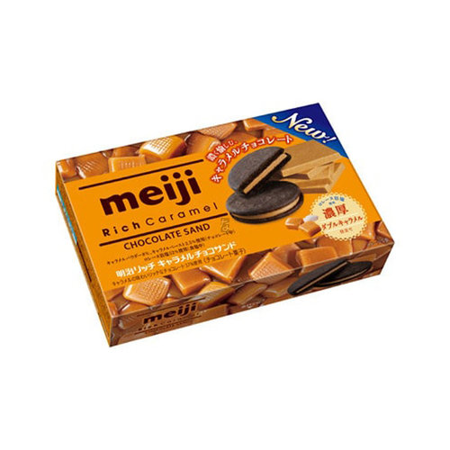 Meiji Rich Caramel Biscuits 96g MHD 30.09.22