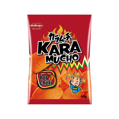 Koikeya Karamucho Potato Chips (Ridge) 60g BBD 30.09.22