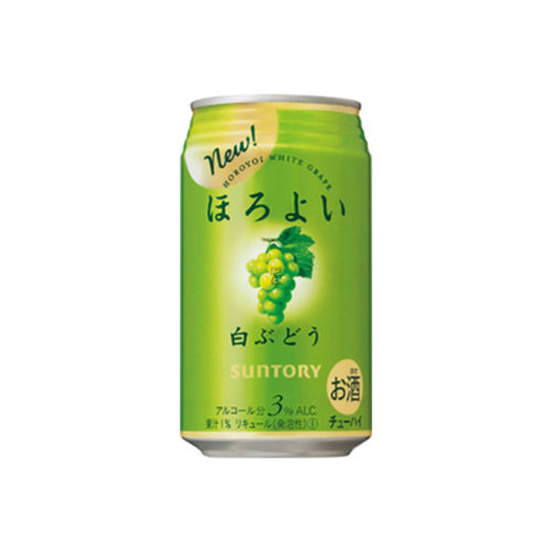 Suntory Chuhi Horoyoi White Grape 350ml 3% BBD 30.09.22