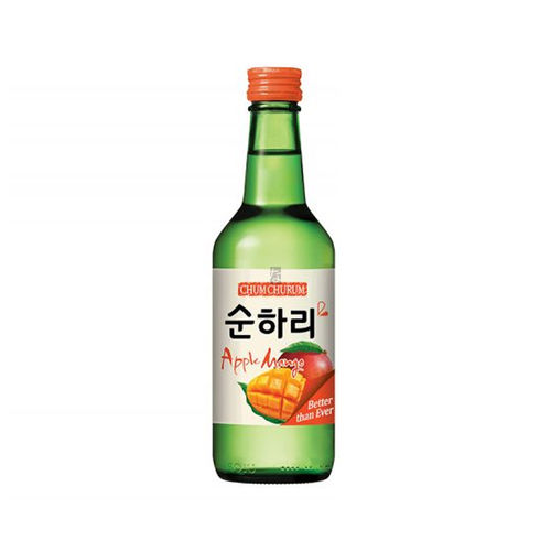 Chum-Churum Soju Apfel Mango 360ml (koreanischer Reiswein)