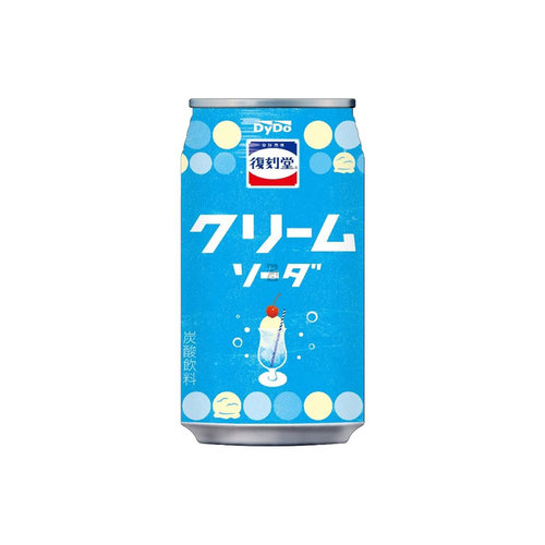 Dydo Fukkoku-do Cream Soda 350ml (japanese softdrink)