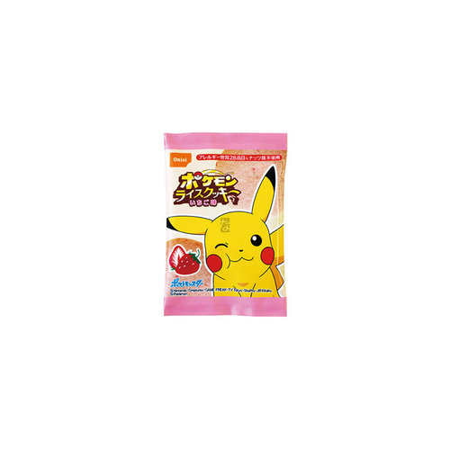 Onisi Pokemon Rice Cookie Strawberry 8g