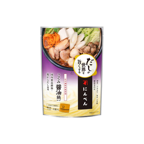 Ninben Hot Pot Soup Base Kokumi Shoyu Nabe 120ml