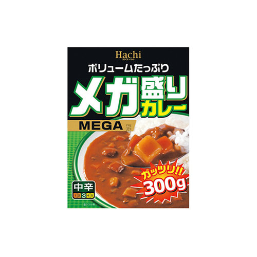 Hachi Megamori Instant Curry Sauce Medium Hot 300g