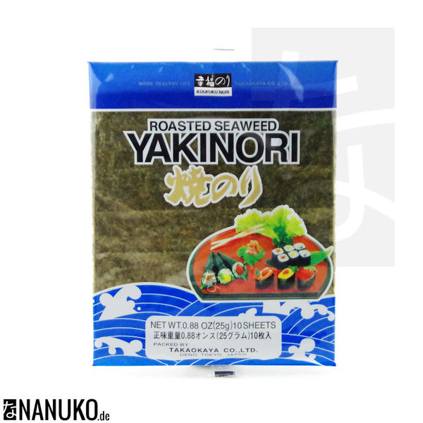 Takaokaya Yakiknori 25g (Sushi Sheets)