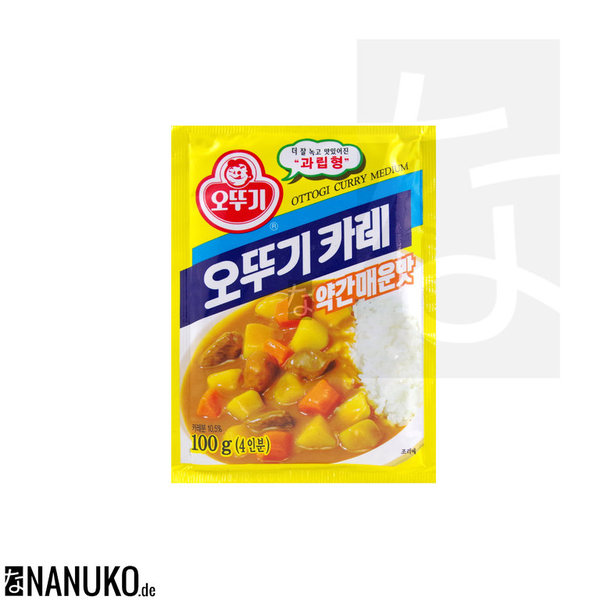 Ottogi Curry Fertigmischung mittelscharf 100g (koreanischer Curry)