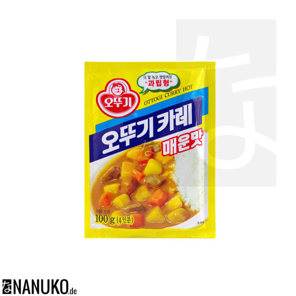 Ottogi Curry Fertigmischung scharf 100g (koreanischer Curry)