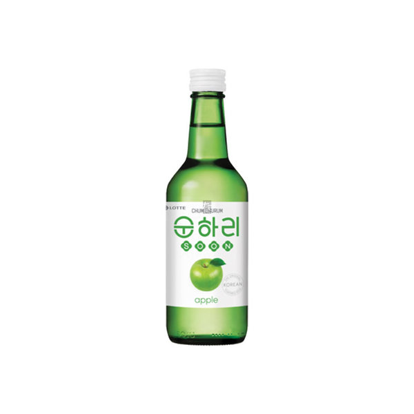 Chum-Churum Soju Apfel 350ml (koreanischer Reiswein)