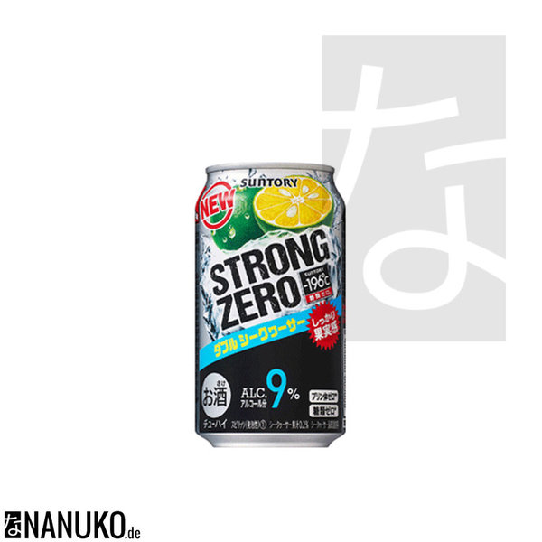 Suntory Chuhai Strong Zero Double Shikuwasa 350ml 9%