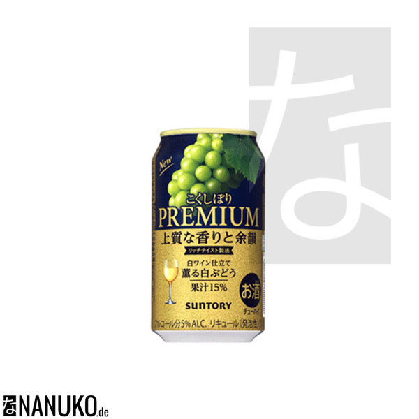 Suntory Chuhai Premium Koku-Shibori Mellow White Grape 350ml 5%