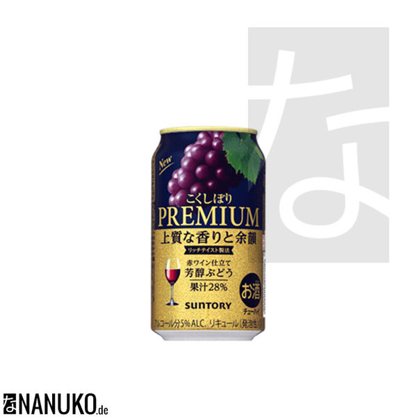 Suntory Chuhai Premium Koku-Shibori Mellow Grape 350ml 5%