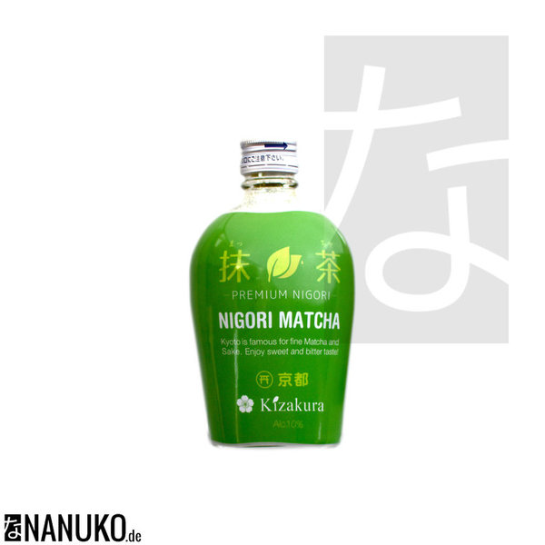 Kizakura Matcha Nigori Sake aus Japan 300ml
